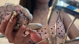 asmr fast & aggressive makeup application directly on you