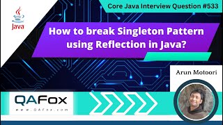 How to break Singleton Pattern Using Reflection in Java (Core Java Interview Question #533)
