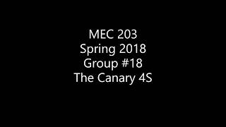 MEC 203 - Group #18 - Final Project - Spring 2018