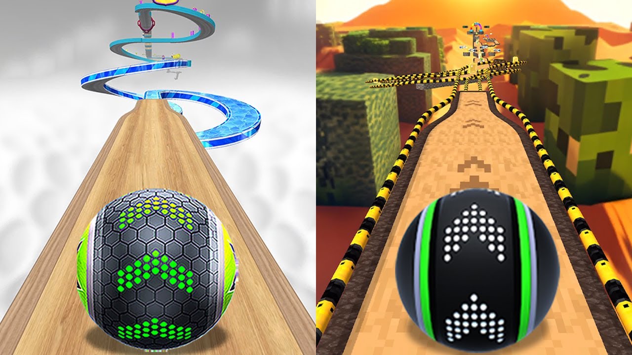 🛑 Going Balls VS Rolling Balance Ball 3D,Temple Rolling Balls,Rollance Adventure Ball,Action Balls