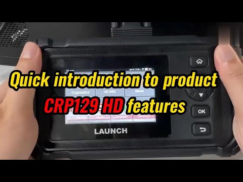 Launch CRP129 HD Menu Function Display- launchx431.fr