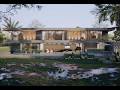 Tropical modern villa | Animation