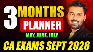 CA Foundation &amp; CA Inter Master Plan For Sept 26 | AIR Confirmed