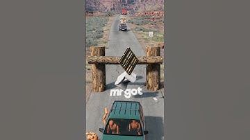 Cars Log Trap Crash – BeamNG.drive