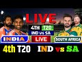 🔴 Live: India vs South Africa, 4TH T20 Johannesburg- Live Cricket Score & Commentary|Ind vs SA Live