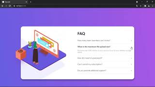 FAQ accordion card screenshot 5