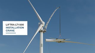 Liftra LT1500 Wind Turbine Installation Crane