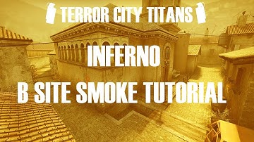 CS:GO INFERNO SMOKE TUTORIAL B SITE
