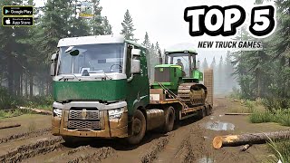 FINALLY! Top 5 NEW TRUCK Simulators For Mobile in 2026 screenshot 1