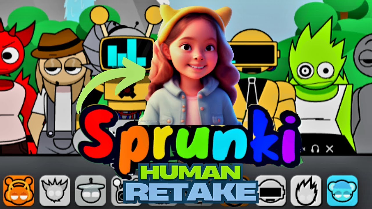 INCREDIBOX SPRUNKI Human Retake is probably the best Visual Sprunkis ...