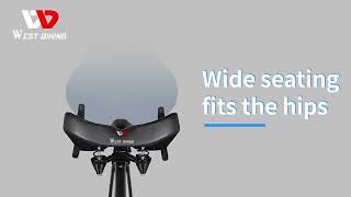WEST BIKING Ergonomic Bicycle Saddle Long Distance Cycling Widen