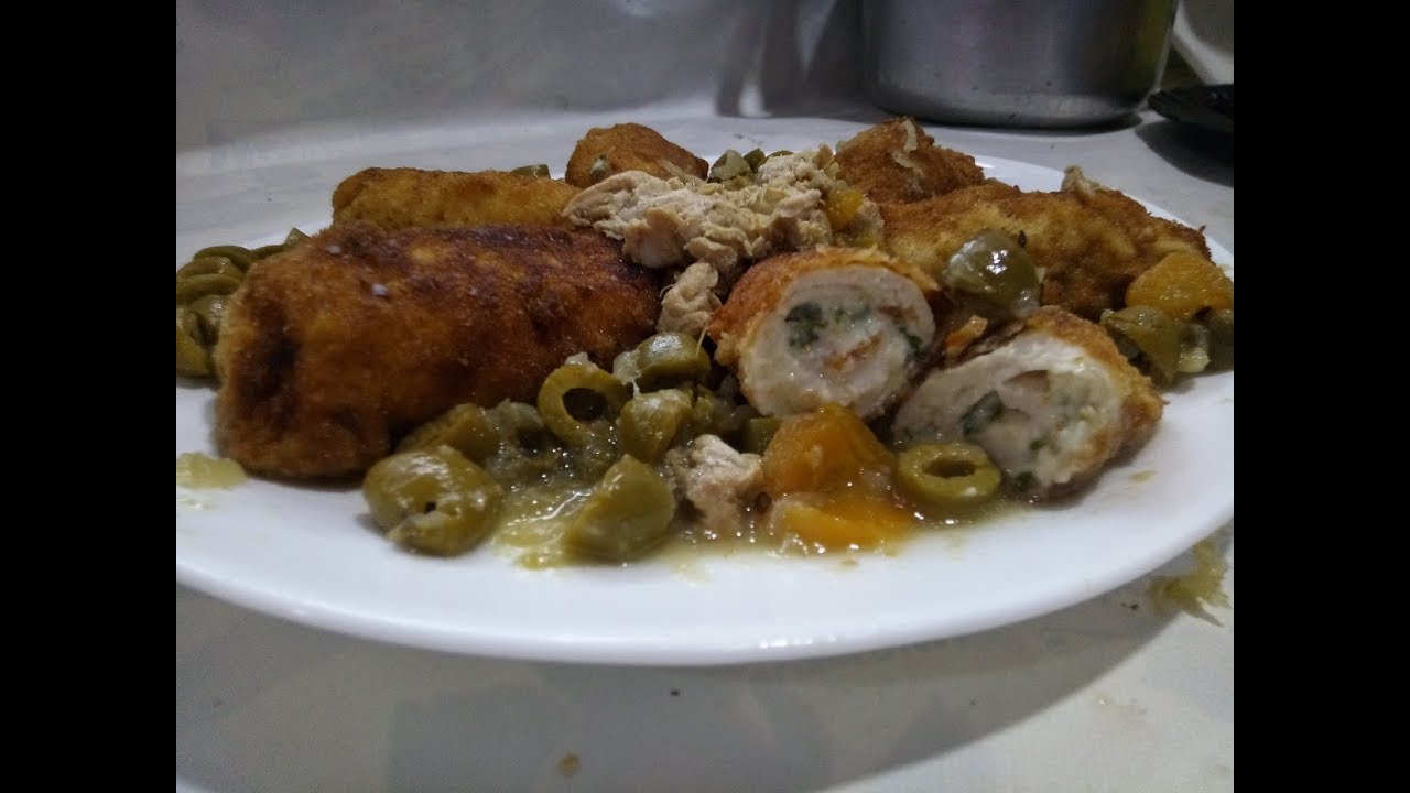 اطباق رمضان اروع طاجين اسكالوب رولي محشي بالجبن روعة يشهي