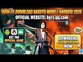 HOW TO DOWNLOAD NARUTO MOBILE GAME ON ANDROID IN 2026 HOW TO DOWNLOAD NARUTO MOBILE GAME ON ANDROID IN 2026