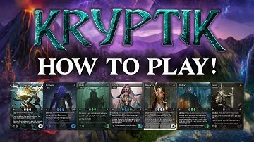 How To Play Kryptik Trading Card Game