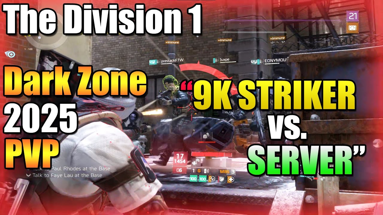 Whole Server Wanted To Fight Us - The Division 1 Dark Zone PVP 2025 | 9K Striker | PC