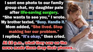 Full My Family Ignored My Daughter’s Surgery, Then Turned Pale at What They Saw on the CNN News News