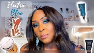 ELECTRIC BLUE MAKEUP FOR BEGINNERS | LEXI