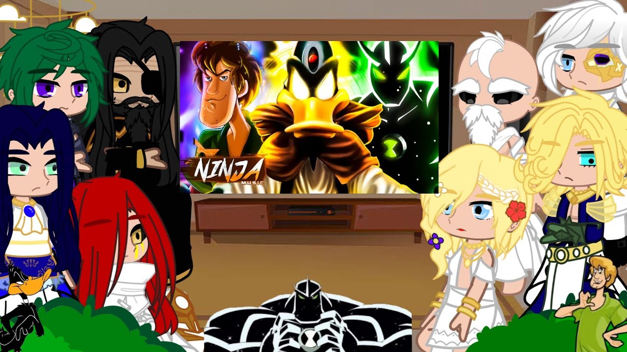 deuses+Brunhilda reagindo ao rap onipotência( Ninja Raps)