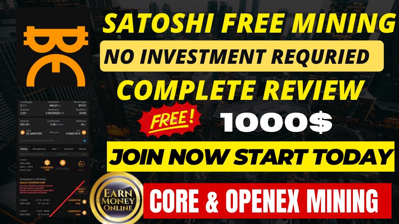 1000$ Satoshi Mining App Review | Satoshi CORE, OPENX Mining Real or ...