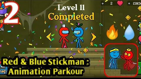 Fire and Water Stickman Gameplay Walkthrough Part 2 All Levels 11-20 (Android, iOS) #2