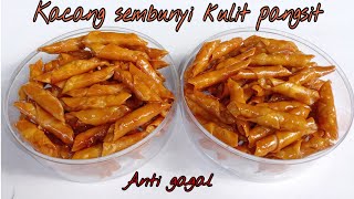 Resep kacang sembunyi kulit pangsit Anti gagal