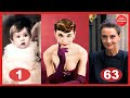 Audrey Hepburn ⭐ Transformation From 1 To 63 Years Old