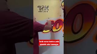 Tabrak warna kontras,spanduk Soto Lamongan biar ngejreng. Tabrak warna kontras,spanduk Soto Lamongan biar ngejreng.