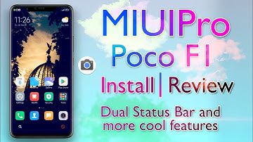 Latest MIUIPro for Poco F1 Review and install | Full battery details with PUBG Play 🔥🔥