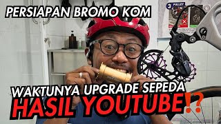 UPGRADE SEPEDA HASIL DARI YOUTUBE🥰🥰 BEDAH BRAND ASAL PRANCIS NOVARIDE