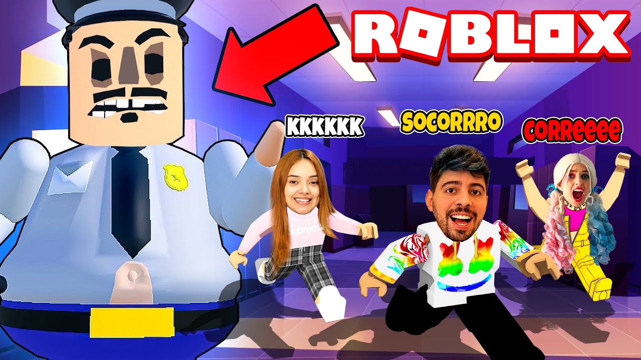 ESCAPE DO POLICIAL BARRIGUDO NA PRISÃO DO ROBLOX!! (BARRY'S PRISON