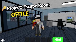 Roblox PROJECT: ESCAPE ROOM OFFICE Walkthrough (English)