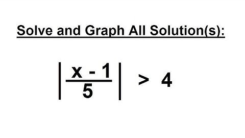 PreCalculus - Algebra Fundamental Review (52 of 80) Absolute Values