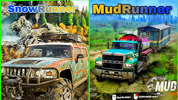 SnowRunner Vs MudRunner - Which is Better Game?? Revolution Of Vehicles & Graphics | Phase 8 Update