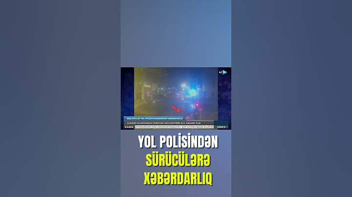 Yol polisindən SÜRÜCÜLƏRƏ XƏBƏRDARLIQ