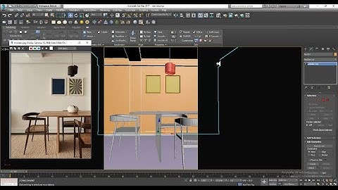 3Dsmax Tutorials, Learn 3D Modeling & Texturing a Modern High End Furniture from Scratch in 3dsmax