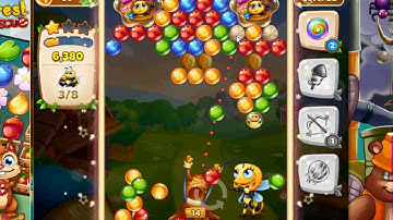 Forest Rescue Bubble Pop Level 28