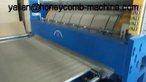 5 mm paper honeycomb core making machine