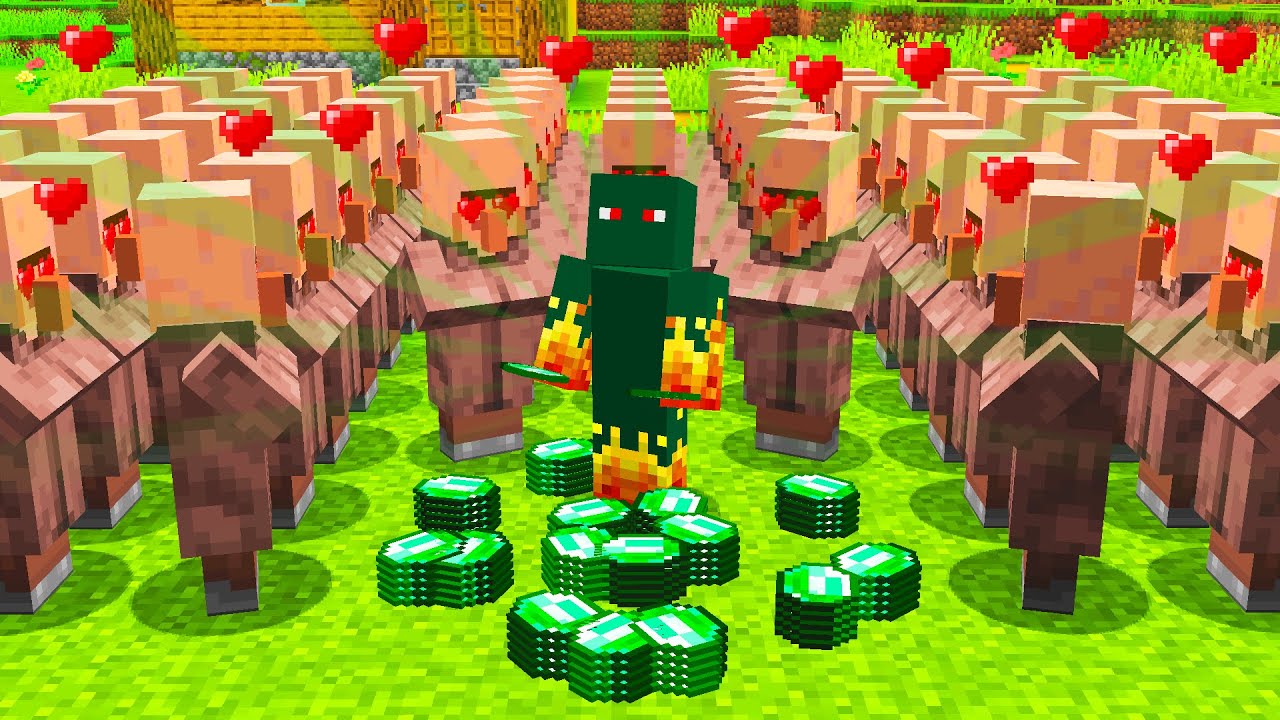 Virei Esmeralda para Trollar Villagers