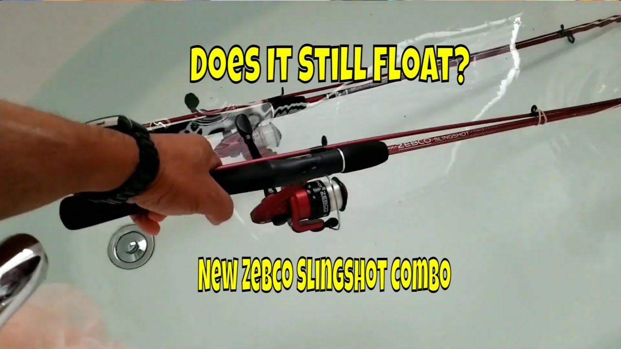 Kayak Fishing New Zebco Slingshot Rod Does it still Float? YouTube