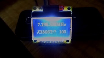 JH8SST/7 - Aitendo FSTN 128X64 ST7657 LCD was used for displaying modified N6QW