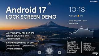 Full Android 17 Lock Screen Redesign: The Future of Android is Here! 🔥 Guide
