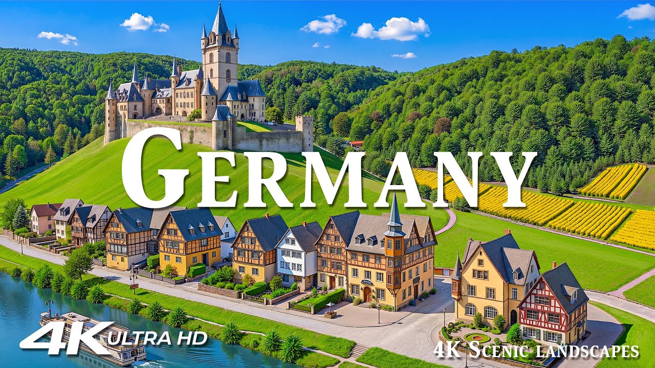 Germany 4K | Timeless European Elegance – Medieval Towns, Gentle Rivers & Quiet Squares