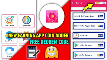 New Earning App Coin Adder Mode || New Instant Paytm Earning App  || New Earning app task bypass