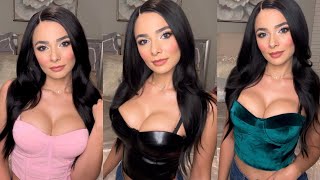 ASMR Bustier Try On & Fabric Sounds (Soft Spoken)