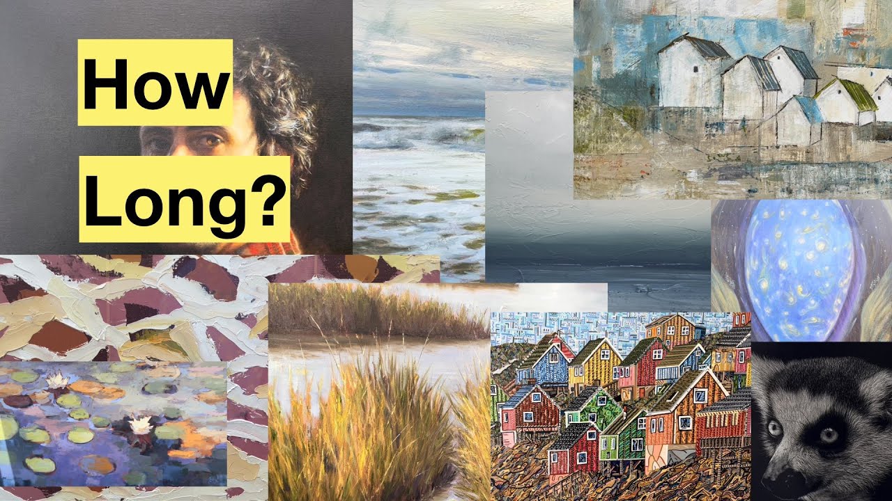 How long does it take a professional artist to complete a painting ...