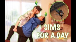 Boyfriend & Girlfriend: Living Like Sims For 24 Hours Challenge