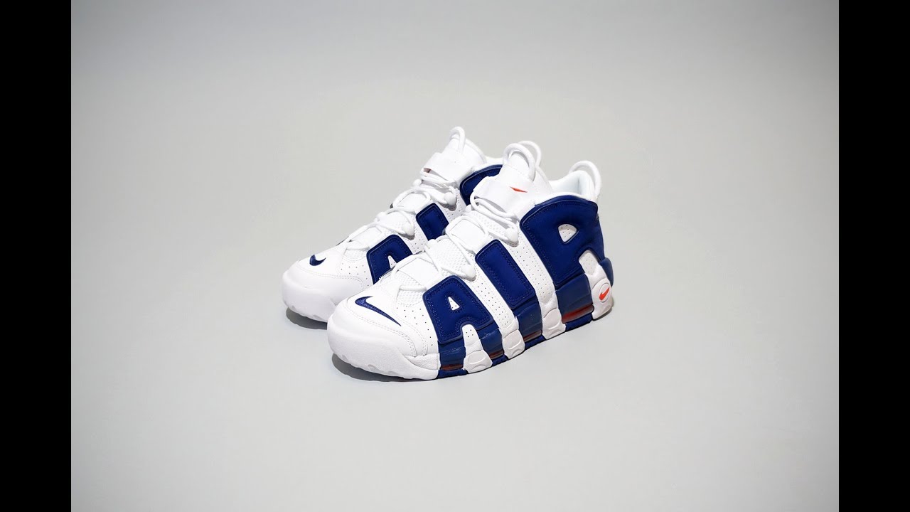 Nike Air More Uptempo 96 Knicks - YouTube