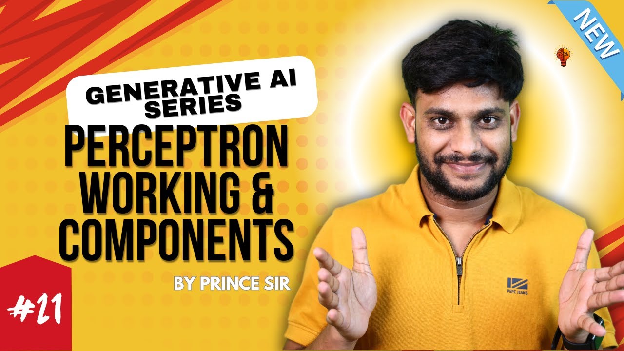 Perceptron Working & Components  | Generative Ai | Basic to Advance