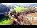 Muhteşem Doğada Akarsuya Cephe Satılık Tarla 7100 m2 1.380.000 TL