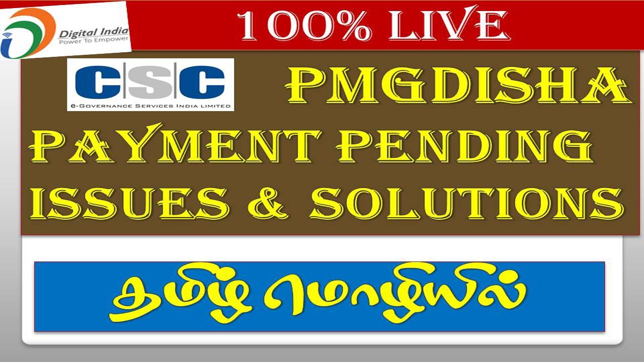 PMGDISHA PAYMENT Pending | PMGDISHA Payment Problem & Solution | Digname Domain Purchase